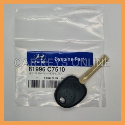 Genuine Hyundai i20 Transponder Key (81996-C7510)